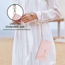 ZZXX Ví da cao cấp hình mèo con dập nổi, có khe đựng thẻ, chống RFID, chân đế, dây đeo tay, nắp gập từ tính, chất liệu da nhân tạo cao cấp, tương thích với iPhone Air 17 Pro Max 16e 15 Plus 14 13 Mini 12 11 XS XR 8 7 SE2, tương thích với Samsung, tương thích với Galaxy ForGoogle, tương thích với Pixel 9 Pro XL 9a 8a 7a 6a, tương thích với , tương thích với Redmi, tương thích với Poco, tương thích với ForHonor. Túi đựng thẻ chống sốc, bảo vệ, phiên bản quốc tế, không phải phiên bản nội địa. - Hồng - Xem 9