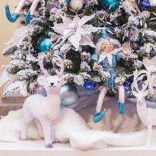 Artificial Snow Blanket Roll Snowy Decorations - Thick White Soft, And Fluffy Snow Blanket Snowy Winter Decor - 30 Inx. 8 Ft