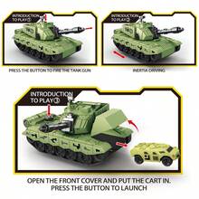 Tank Toy Set - Armored Forces + 12pcs Soldiers (Missile Launching, Car Ejection) Children's Toy Airplane Vehicle Model, Birthday/Christmas Gift