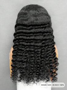 OQ Hair M-Cap Loose Deep Wear Go Wigs Pre Cut 9x6 HD Lace Bleached Knots Glueless Wigs Human Hair Tiny Knots Pre Plucked Hairline Natural Color Hair With Free Gifts 180 Density 16-26 Inch Natural Hairline Stylish High Quality Daily Use For Business Chic Hair Stuff For Beginners Friendly Travel Halloween - SNatural - View 5