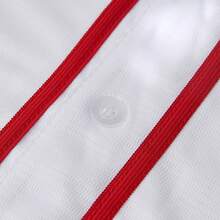 ST John's Shamrocks Camiseta de béisbol # 34 blanca de SANTO DOMINGO Big Papi, de tela elástica - bordado delicado, estilo deportivo retro, elegante, casual, con hebilla frontal suelta, adecuada para béisbol y actividades temáticas casuales