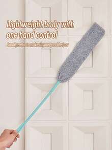 Extendable Microfiber Duster For Cleaning – Flexible Bendable Head, Washable Dust Cleaner For Furniture, Ceiling Fans, Bed, Floor, And Home Use