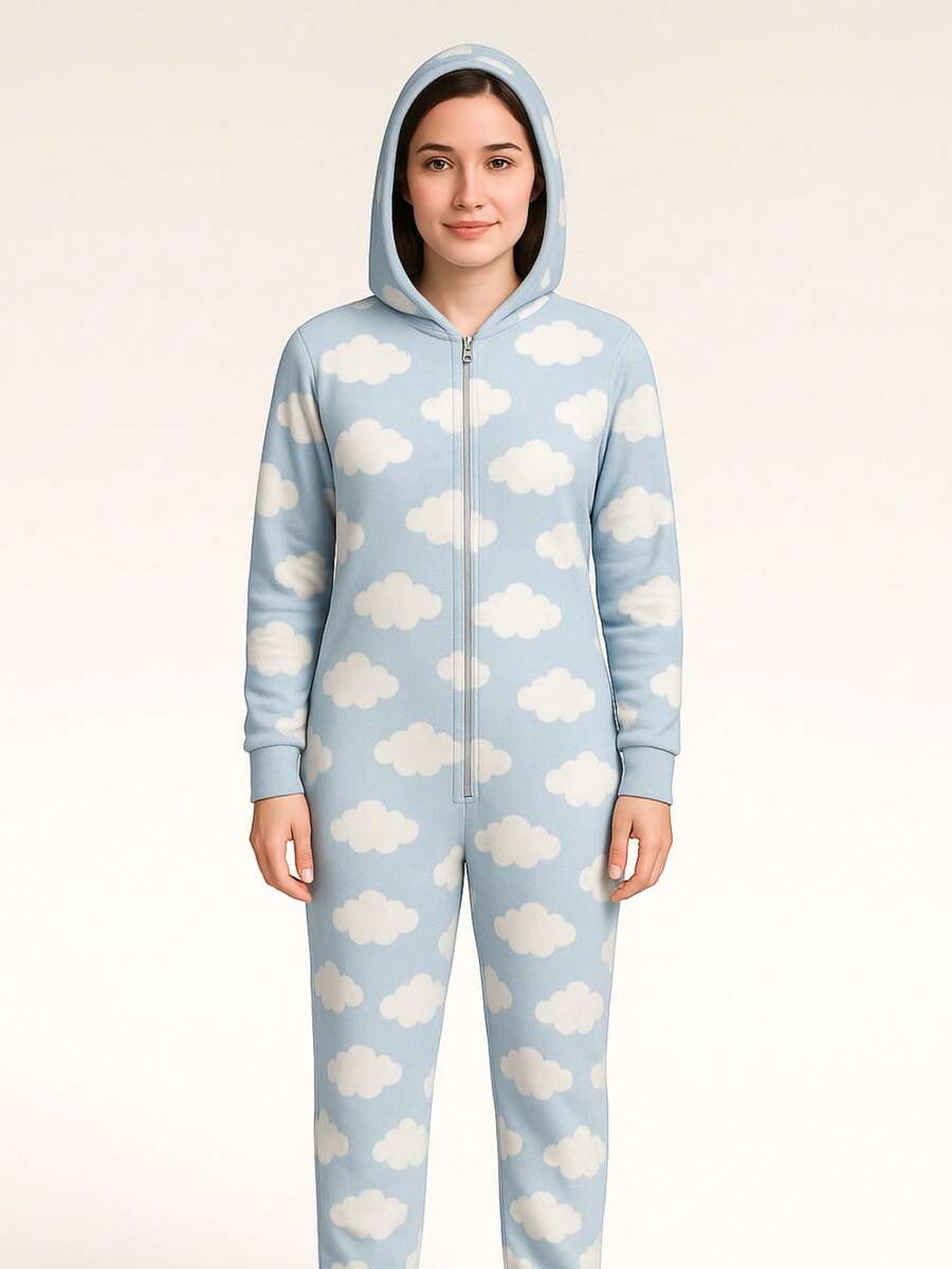 Damen Jumpsuit - Graublau - Übersicht 1