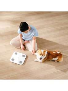 Xiaomi S400 Professional Body Fat Scale: Dual-Frequency Impedance For High Reliability, Long-Term Health Management, Non-Slip Foot Pad Design, Suitable For Home Use, White.