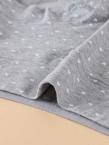 6 Peças Calcinhas de Algodão Plus Size para Mulheres, Xadrez e Floral Miúdo, Calcinha Confortável de Corte Alto - Multicolorido - Visão 7