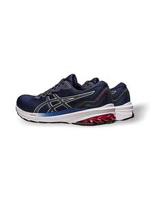 Asics GT-1000 11 男式跑步运动鞋运动透气轻便吸汗多功能纯色标志易于清洗学校日常蓝色 1011B354.403 - 海軍藍 - 查看 2