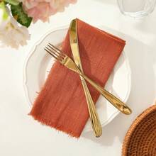 4/6/8/12pcs Of Set Elegant Cloth Napkins 12.6*12.6inch Square-Reusable,Solid Color,Suitable For Hotel Decor,Wedding Party,New Year Party,Valentine's Day And Daily Home Decoration - Multicolor - View 33