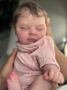 BNNPUU Reborn Doll Girl 19 Inch 48 Cm Soft Cotton Body Lifelike Doll Reborn Babies Looks Like A Real Baby - Multicolor - View 7