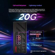 ASUS ROG Gaming Box Pro Tri-Band WiFi 7 Gaming AI Router, Wireless Gigabit Router, Whole Home WiFi 7 Coverage, BE12000M, 8 X 2.5G Ports, Broadcom Quad-Core 2.0GHz, 2GB DDR4, 2.5Gbps