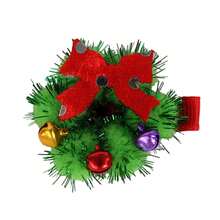 Women Christmas Hair Bow Clips Cute Tree Snowflake Hair Barrettes Holiday Hair Accessories