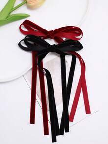 2PCS Velvet Long Ribbon