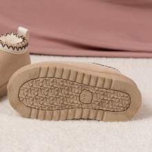 1 Paar Kleinkind Mode Flache Stiefel, Unifarben, Süß, Slip-On, Komfortabel Weiche Sohle, Warm, Geeignet für Baby Jungen und Mädchen (Fällt klein aus, eine Nummer größer empfohlen)