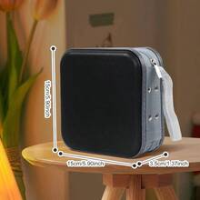 Porta CD Estuche Potatile de DVD, Funda de Plstico de 40 Discos para CD/DVD, Negro - inicial - Ver 2