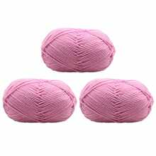 3pcs/(140-150g) 4-Ply Milk Yarn, Soft Crochet Knitting Yarn, Approx. 45g/Pc, For DIY Handmade Blankets, Sweaters, Scarves, Shawls, Suitable For All Seasons - Multicolor - View 49