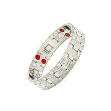 1pc Man Bracelet Metropole Bracelet Stainless Steel Silver Jewelry For Man Woman, Fashion Man Bracelet Jewelry Back To School Birthday Gift For Daily Wear