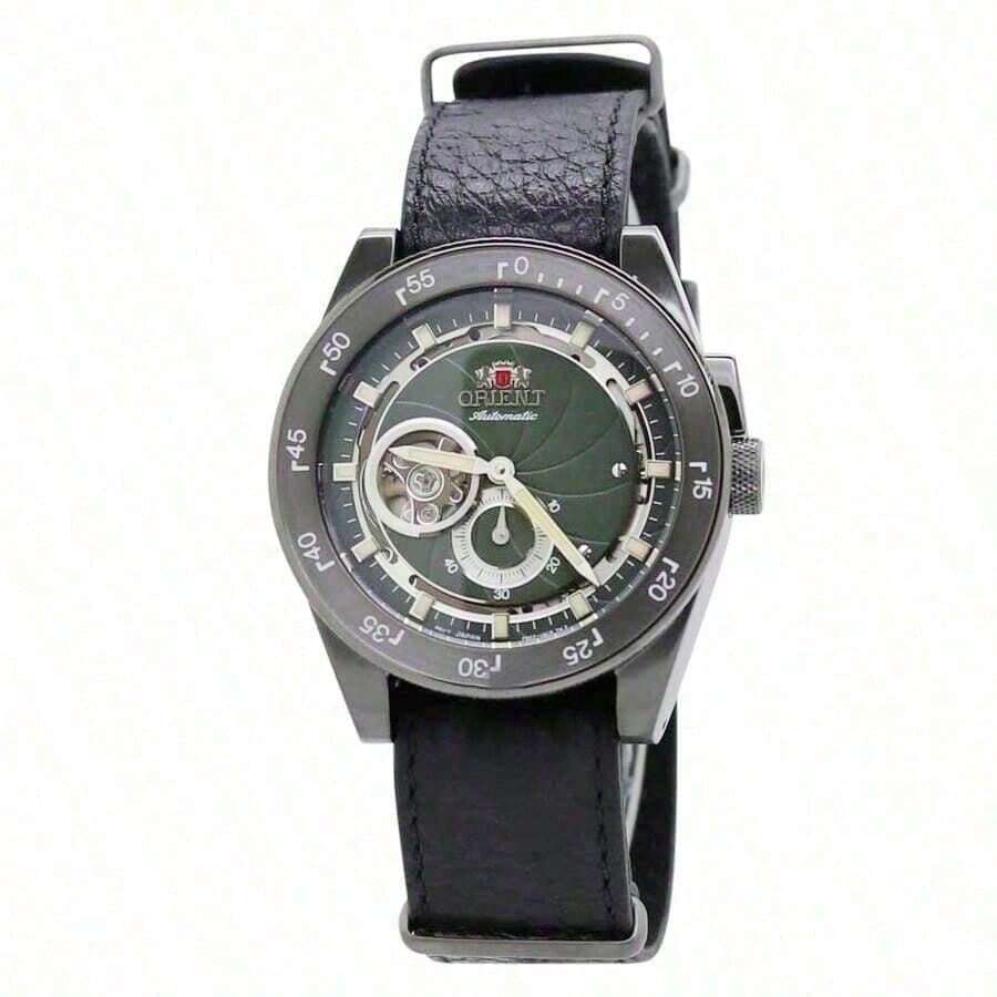 Orient Men's Automatic Watch Classic Black Dial Leather Strap Dress Watch RA-AR0201B10B/RA-AR0202E10BRA-AR0203Y10B