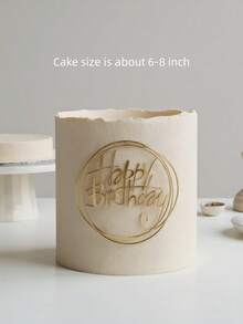 1pc/3pcs PMMA Cake Topper, Birthday Cake Decoration, Kitchen Baking Decoration Supplies, DIY Cake Decoration Supplies