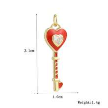 1pc Fashionable Personalized Minimalist High-End Geometric Pendant Couples Keychain, DIY Bracelet Necklace Earrings Jewelry Accessories