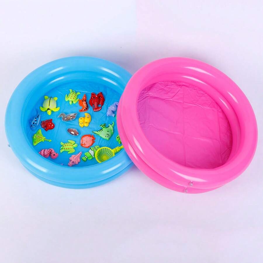 1pc Summer Outdoor Inflatable Water Pool Toy Pool Fishing Pool Double Layer Round Pool Mini Inflatable Round Pool, Can Be Used As A Pet Nest. Please Check The Product Size And Dimensions.