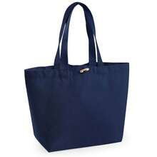 Marina Cotton Tote (French Navy) - Blue - View 2