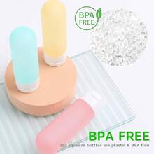 20 Pack Travel Bottles Set Toiletries TSA Approved, Leak Proof Travel Size Containers Kit Portable Refillable Travel Accessories Shampoo Conditioner Lotion Liquids Multi - Color B