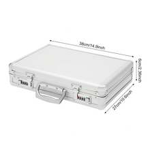 104 PCS Optical Trial Lens Set Kit With Trial Lens Set, Carrying Case And Eye Chart For Applications Including Farsightedness, Nearsightedness, Presbyopia, 14.9*10.6*2.36 Inches - Silver - View 10