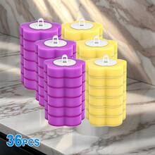 36/48 件 FOBIANJIE 一次性清洁刷头，适用于厕所和浴室（不含手柄）