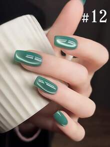 MISS SHAKA 10ml Autumn Story Ice Transparent Pink Red Gold Blue Brown Glass Bead Cat's Eye Gel Nail Polish 2025 Autumn Winter Nails Y2K Nails Popular Whitening Mirror Moonlight Porcelain White Cat's Eye Nail Salon Home Diy Nail Art Nail Supplies Christmas Nails