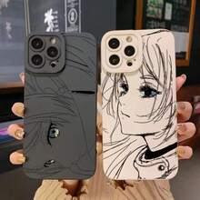 Hot Japan Anime Comics Frieren Phone Case For IPhone 16e 16 15 14 13 12 11 Mini Pro Max X XR XSMax 8 7 6 6S Plus Silicone Cover 17 Case 17pro Case 17promax Case - 玩具B-284TO86128A2 - 查看 4