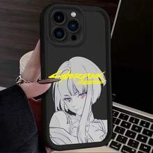 Étui souple pour iPhone 16 16E 15 14 13 12 11 Pro Max X XS X S Max XR SE 2020 SE4 7 8 Cyberpunk Edgerunners Coque de téléphone antichoc - 1 - Voir 6