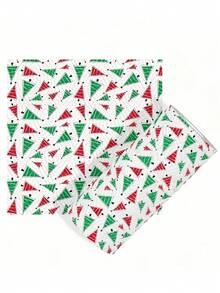 Weihnachts-Küchenpapier, dreischichtige verstärkte Rolle, Einweg-Küchen-Reinigungspapier für Trocken- und Nassreinigung, Einweg-Küchentücher, waschbare Trocken- und Nassreinigungsutensilien, zufällige Stilauswahl, Weihnachts-Haushaltsreinigungsutensilien, Weihnachtsgeschenke, Weihnachts-Dekorationspapierhandtücher