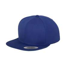 Classic Plain Snapback Cap (Royal Blue) - Royal Blue - View 2