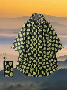 Portable Zipper Hooded Rain Poncho For Adults, Lightweight Rain Coat For Women With Pockets, Waterproof Multicolor Rain Jacket For Women And Men Outdoor Activities, Suitable For Rainy Days, Climbing, Camping, Hiking, Cycling, Fishing