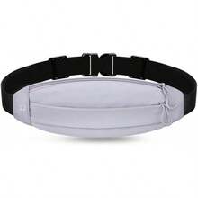 EstiloTendenciaCangurera Deportiva Para Hombre Mujer, Cangurera RiñOnera Deportiva Para Correr, RiñOnera De Marcha Con CinturóN Regulable, Impermeable Y Ligero, Para Viaje, Correr, Ciclismo Y Gimnasio (Blanco)Calidad PremiumVersióN Mejorada - Gris - Ver 2