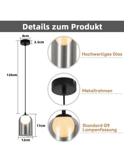 LED Lamp Modern d688 view 4