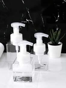 1pc Mousse Foaming Bottle, Pump Style Mousse Dispenser For Home, Hotel, Travel, Skincare Foaming Tool, Empty Bottle - 450ml - View 4