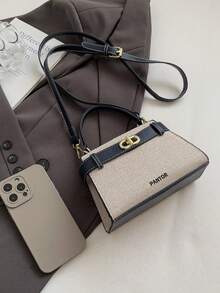 Dedoo Bolso de mano casual versátil y de moda con contraste de color para mujer - Multicolor - Ver 5