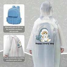Impermeable para Lluvia,Impermeable para Lluvia Ciclismo de Reutilizable,Kit de Poncho para Lluvia de niño con Botas para Lluvia,para Exteriores,Ciclismo,Excursionismo y Uso Diario - blanco - Ver 6