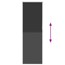 Tenda a rullo oscurante nera 40x150 cm larghezza tessuto 35,7 cm