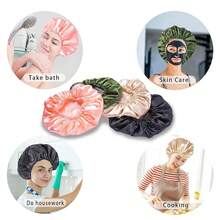 Shower Caps - Solid Color B 4 PCS/Set - View 7