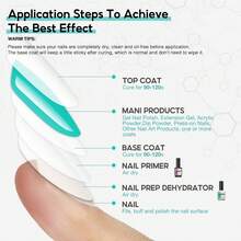 coscelia 1/2pcs 15ml Nail Dehydrator And Base Coat Set, Nail Base Coat And Dehydrator Manicure Kit, Suitable For Air Dry Nails, Women DIY Nail Salon Gift - Multicolor - View 9