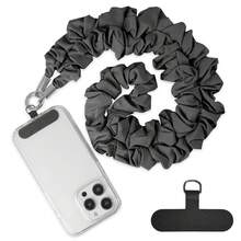 Smartphone Shoulder Strap With Label Sticker, Fits All Models, Crossbody Phone Strap, Shoulder Strap, Cord, Ruffle Edge, Fashion, Women, Anti-Drop, Convenient Carrying - Multicolor - View 10