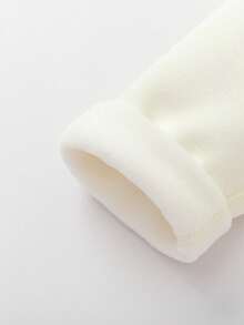 Balabala Young Girls Thermal Lined Leggings 2025, Warm Winter Pants - Milky White - View 7