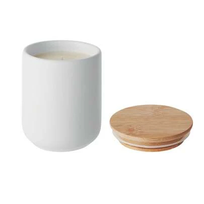 MidOcean Veika Linen PlantBased Scented Candle (White)