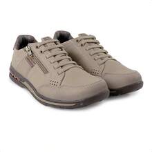 Pegada Gold Men's Zipper Sneakers 100% ORIGINAL With INVOICE And WARRANTY - BEGE / MARROM - 查看 3
