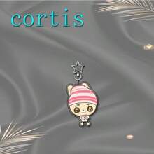 CORTIS Kpop 偶像团体亚克力星星装饰包饰，可爱卡通配饰，送给朋友的可爱礼物，钥匙扣吊坠，适合 CORTIS 成员：Ahn Keon-Ho、Zhao Yufan、Yan Cheng-Xuan、James - 彩色 - 查看 3