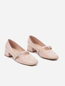Elegante Mary-Jane-Pumps – klassisch und vielseitig – Damenschuhe für Freizeit, Beruf und Büro - Babypink - Übersicht 5