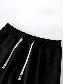 Japanese Dragon Bermuda Shorts 100% Cotton Creative Look With A Comfortable Touch - 黑色 - 查看 5