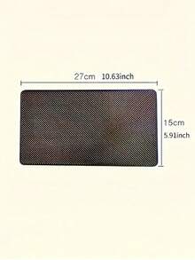 rayhong Thảm PVC chống trượt cho bảng điều khiển ô tô, miếng gel dính chống trượt tự động, thảm giữ điện thoại nội thất ô tô, thích hợp làm giá đỡ điện thoại, giá đỡ kính râm, thảm chống trượt cho ô tô - màu đen - Xem 3