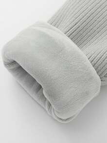 Balabala Young Girls Thermal Lined Leggings 2025, Warm Autumn/Winter Pants For Girls, Versatile - Light Gray - View 6